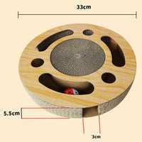 HKM-7532093 Dream Cat Large Cat Scratcher Ball with Rolling Bell for Claw Sharpening and Play