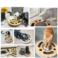 HKM-7532093 Dream Cat Large Cat Scratcher Ball with Rolling Bell for Claw Sharpening and Play