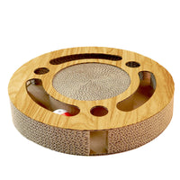 HKM-7532093 Dream Cat Large Cat Scratcher Ball with Rolling Bell for Claw Sharpening and Play
