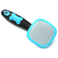 HKM-7533373 Pet Grooming Brush for Dogs and Cats - Stainless Steel Bristles, Comfort Grip Handle, Easy Cleaning, Long and Short Hair