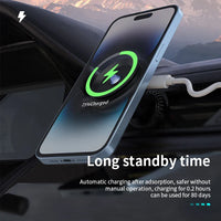 HKM-753363 Universal 10W Wireless Car Phone Holder with 360-Degree Rotation for Air Vent Mount
