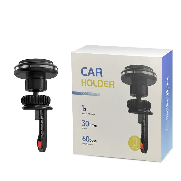 HKM-753363 Universal 10W Wireless Car Phone Holder with 360-Degree Rotation for Air Vent Mount