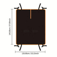 HKM-7533757 Car Rear Pet Anti-Fouling Cushion ¨C Adjustable Fabric Pad for Dogs