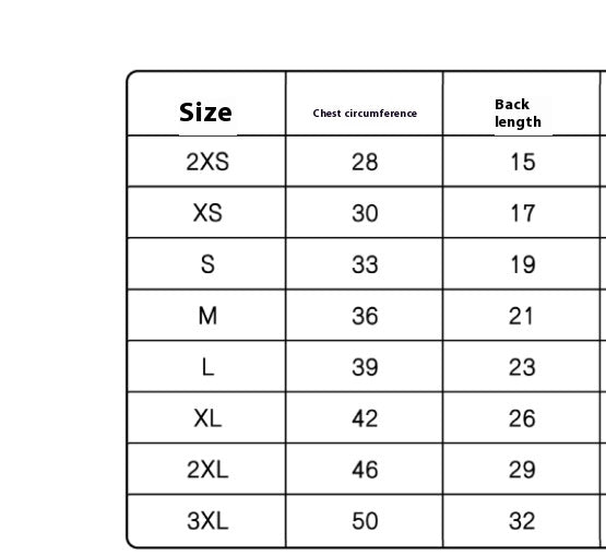 HKM-7534269 Pet Clothes in Pink Purple & Mint Black - Sizes 2XS to 3XL