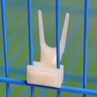 HKM-753555 Bird Fruit Forks for Small Animals - Plastic, 3.5cm Height, Easy to Clean and Refill, Set of 2