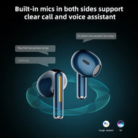HKM-753619 True Wireless Bluetooth Earbuds with Custom Waterproof Design for Gaming and Everyday Use
