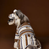 HKM-7537469 Striped Warm Sweater for Dogs - Perfect for Schnauzer, Teddy, Bichon, and Maltese - Various Sizes Available