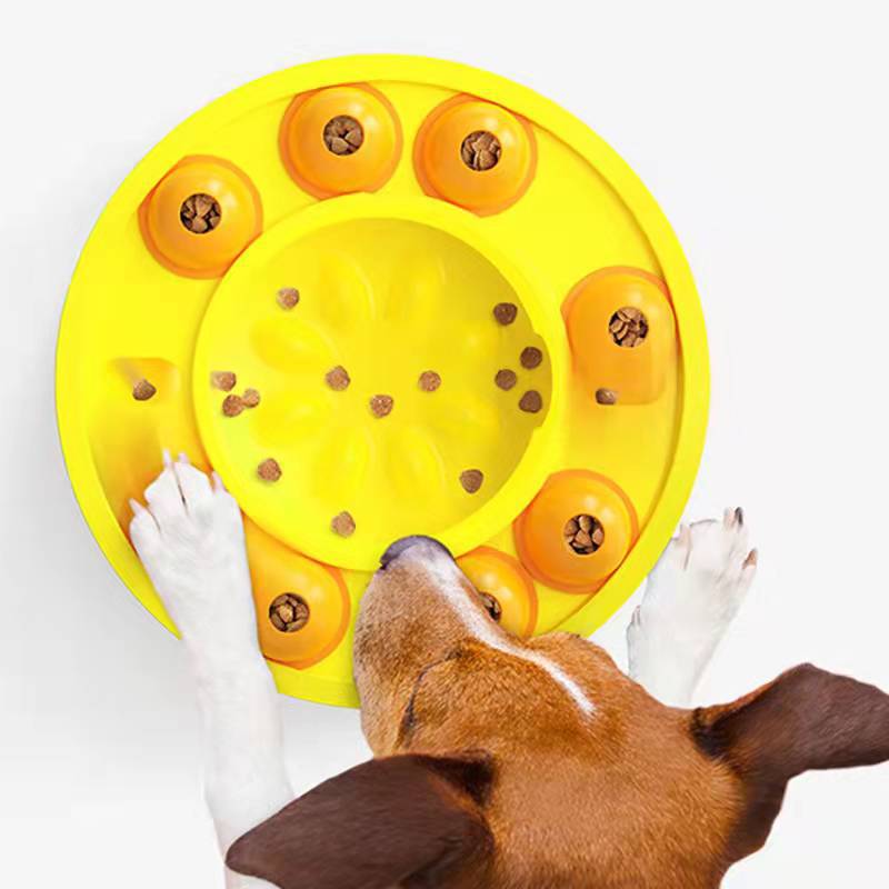 HKM-7537853 Interactive Dog Puzzle Toy and Slow Feeder for Large Dogs - IQ Treat Dispenser for Mental Stimulation