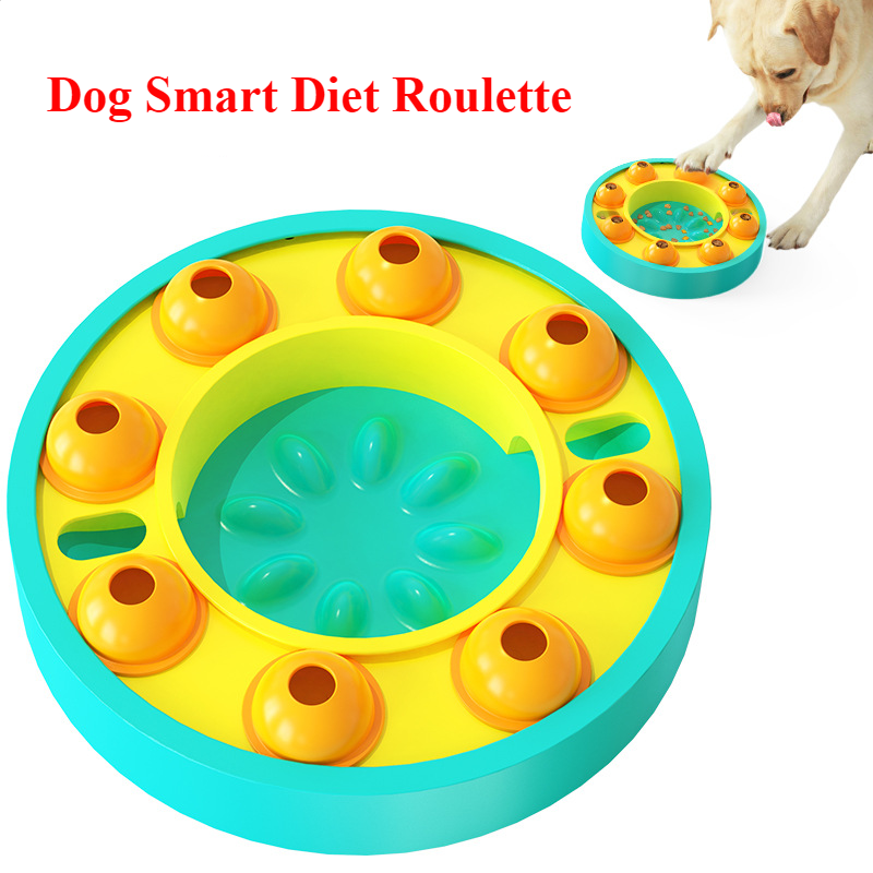 HKM-7537853 Interactive Dog Puzzle Toy and Slow Feeder for Large Dogs - IQ Treat Dispenser for Mental Stimulation