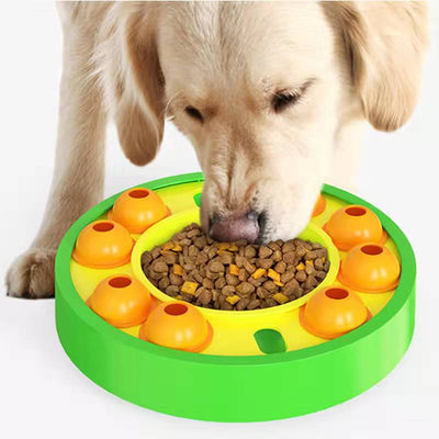 HKM-7537853 Interactive Dog Puzzle Toy and Slow Feeder for Large Dogs - IQ Treat Dispenser for Mental Stimulation