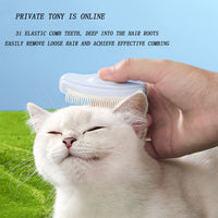 HKM-7539133 Small Pet Massage Brush for Cats and Dogs to Remove Loose Hair