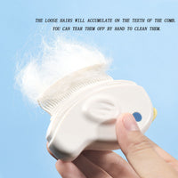 HKM-7539133 Small Pet Massage Brush for Cats and Dogs to Remove Loose Hair