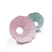 HKM-7539645 Pink and Green Pet Postoperative Wound Collar - Anti-Scratch and Licking, 1 Size S/M/L/XL