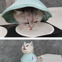 HKM-7539645 Pink and Green Pet Postoperative Wound Collar - Anti-Scratch and Licking, 1 Size S/M/L/XL