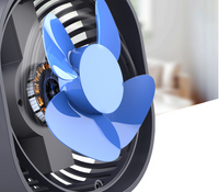 HKM-754131 Portable USB Rechargeable Fan with Adjustable Speed and Quiet Operation