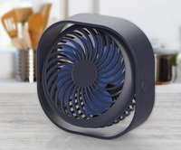 HKM-754131 Portable USB Rechargeable Fan with Adjustable Speed and Quiet Operation