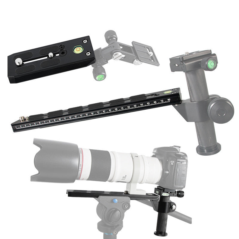 HKM-754195 Yajia Quick Release Plate for Camera Tripods - 30mm/Manfrotto Compatible, Telephoto Lens Mount