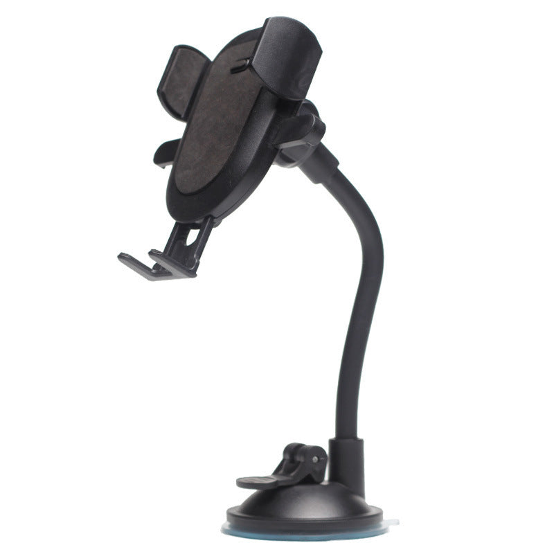 HKM-754323 Flexible Aluminum Core Mobile Phone Holder with Rubber Coating for Dashboard and Glass Use