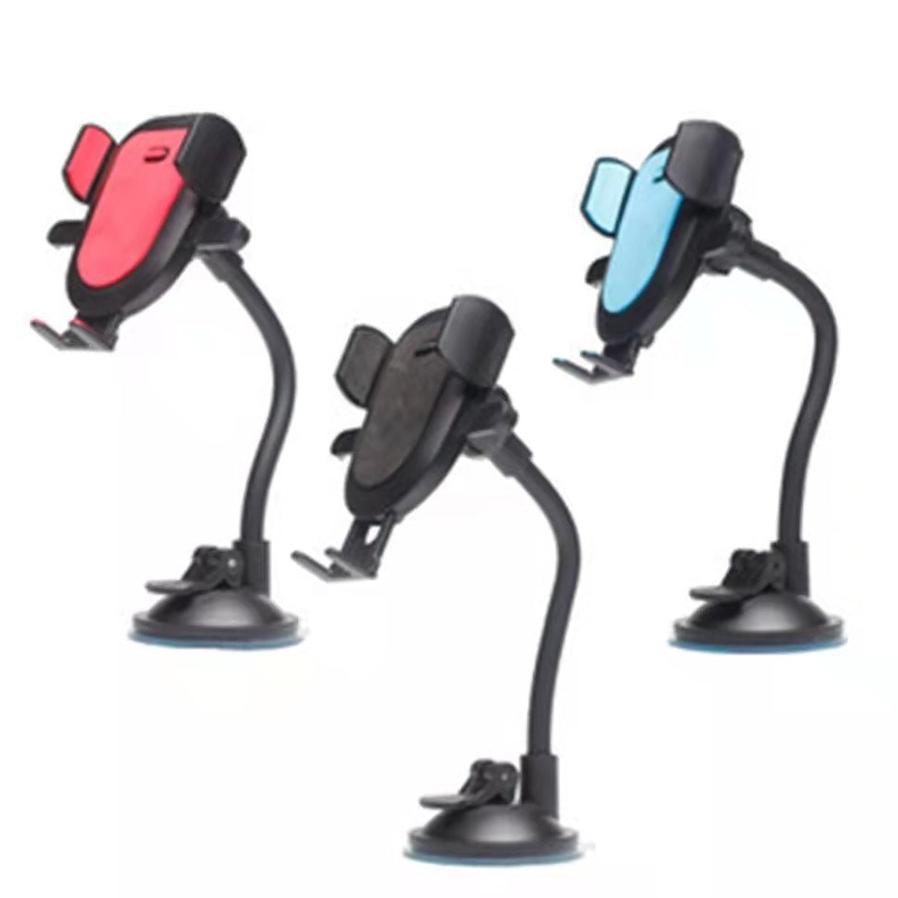 HKM-754323 Flexible Aluminum Core Mobile Phone Holder with Rubber Coating for Dashboard and Glass Use