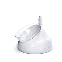 HKM-7543613 Double Bowl Oblique Mouth Bowl in Cream Blue and Ash - Medium Size