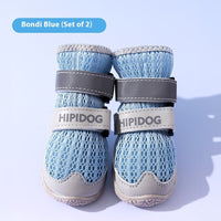 HKM-7544253 Breathable Summer Dog Shoes for All Sizes - Anti-Scald, Wear-Resistant, Cartoon Style Footwear