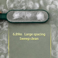 HKM-7544893 Double-Sided Self-Cleaning Pet Hair Remover Brush for Clothes and Furniture