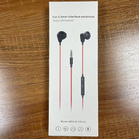 HKM-754515 Wired 3.5mm Gaming Earphones for iPhone and Other Phones, Comfortable Earpiece Design