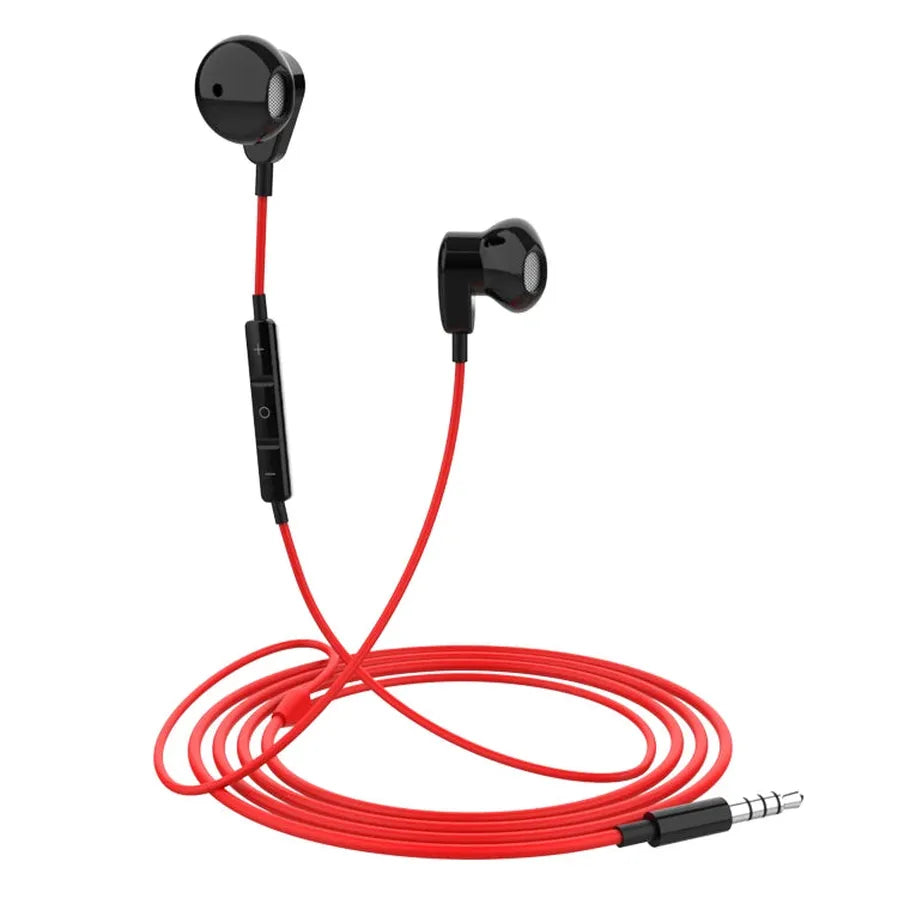 HKM-754515 Wired 3.5mm Gaming Earphones for iPhone and Other Phones, Comfortable Earpiece Design