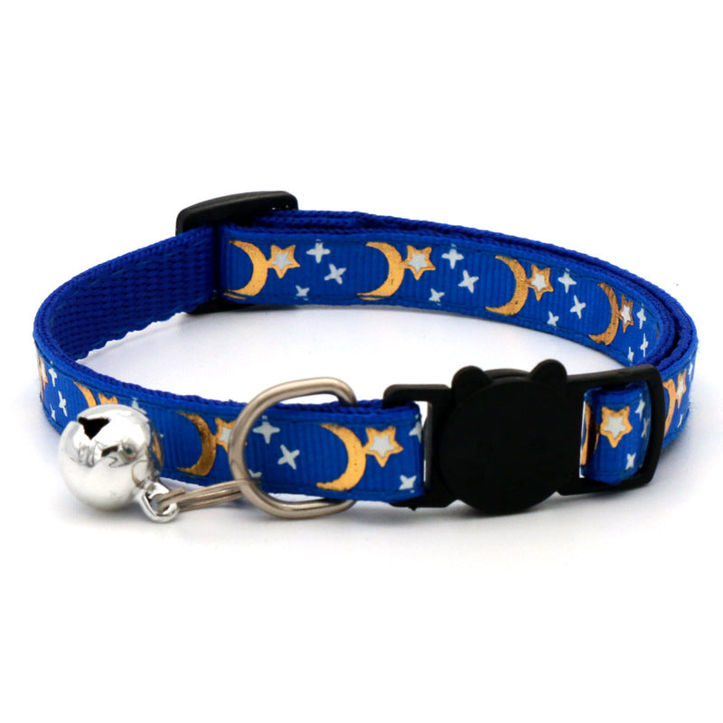 HKM-7545405 Adjustable Casual Cat and Dog Collar in Multiple Colors - 1.0CM Wide, Fits 19-32cm