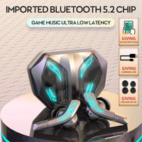 HKM-754771 Wireless TWS Earbuds with LED Display - In-ear Stereo Headphones for Gaming and Sports - Model MD158