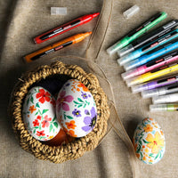 HKM-754899 Custom Logo Large Capacity Water-based Acrylic Paint Marker Set for Student Drawing