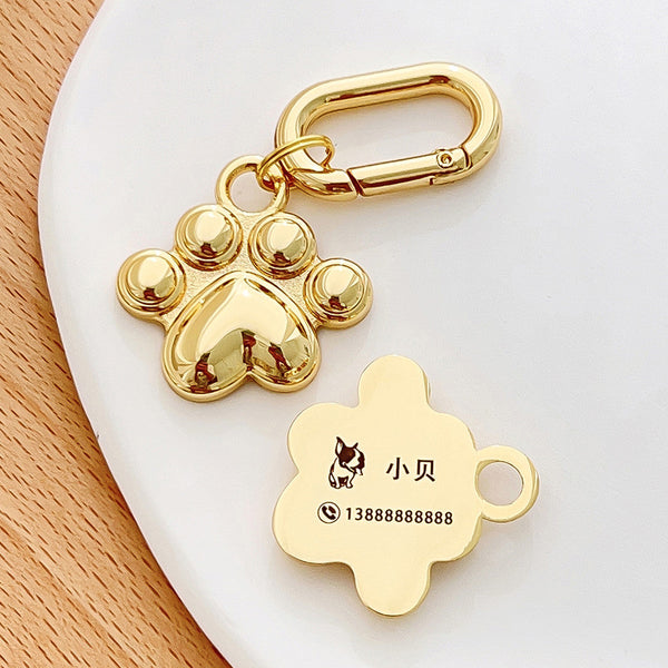 HKM-7549245 Customized Metal Pet Tag with Keyring and Accessories for Dogs and Cats