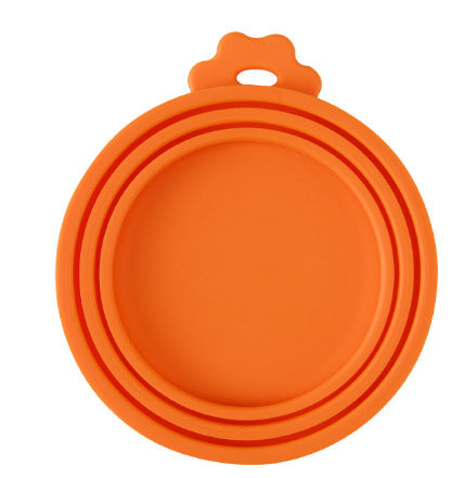 HKM-7549373 Three-in-One Silicone Pet Seal Cover with Spoon in Various Colors