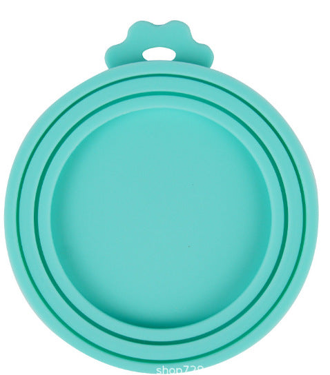HKM-7549373 Three-in-One Silicone Pet Seal Cover with Spoon in Various Colors