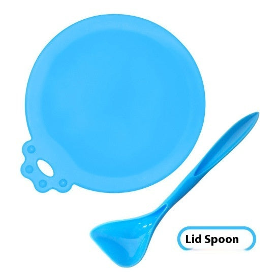 HKM-7549373 Three-in-One Silicone Pet Seal Cover with Spoon in Various Colors
