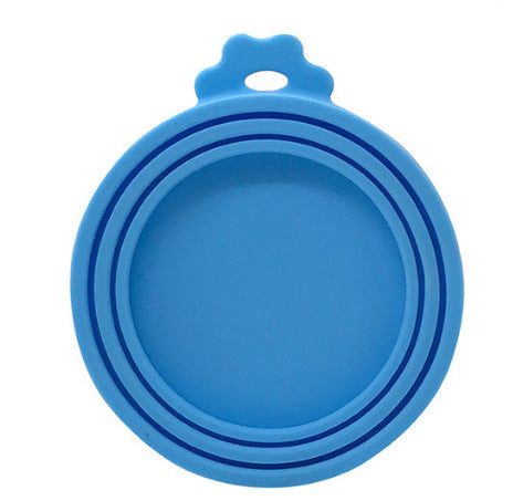 HKM-7549373 Three-in-One Silicone Pet Seal Cover with Spoon in Various Colors