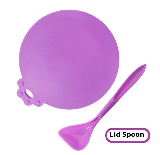 HKM-7549373 Three-in-One Silicone Pet Seal Cover with Spoon in Various Colors
