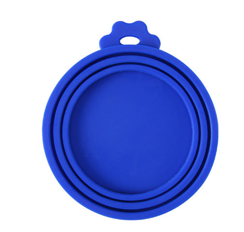 HKM-7549373 Three-in-One Silicone Pet Seal Cover with Spoon in Various Colors