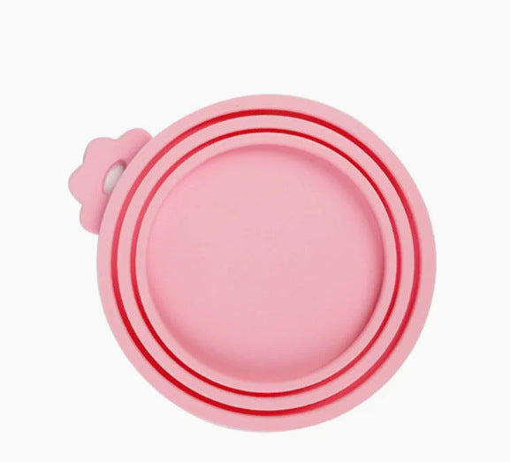 HKM-7549373 Three-in-One Silicone Pet Seal Cover with Spoon in Various Colors