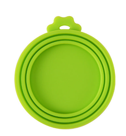 HKM-7549373 Three-in-One Silicone Pet Seal Cover with Spoon in Various Colors