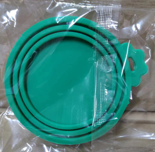 HKM-7549373 Three-in-One Silicone Pet Seal Cover with Spoon in Various Colors
