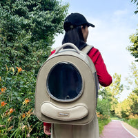 HKM-7549629 Large Capacity Space Capsule Backpack for Pets - Breathable and Comfortable Design