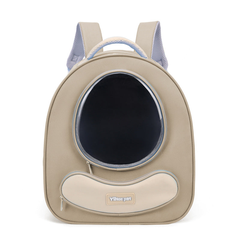HKM-7549629 Large Capacity Space Capsule Backpack for Pets - Breathable and Comfortable Design