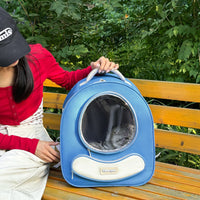 HKM-7549629 Large Capacity Space Capsule Backpack for Pets - Breathable and Comfortable Design