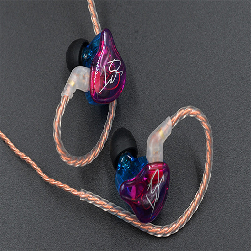 HKM-754963 In-Ear Bass Earphones with 3.5mm Plug and Mic, 20-40,000 Hz Frequency Range, 106 dB Sensitivity, Ear Wrap Design