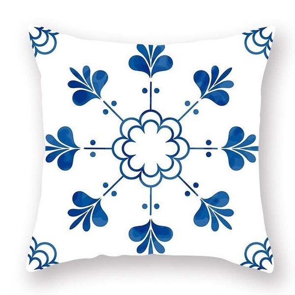 HKM-755155 Ethnic Style Digital Print Pillow Cover - Peach Skin, 40x40cm & 45x45cm Options
