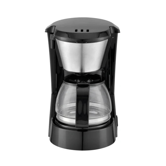 HKM-755347 Compact Drip Coffee Maker for 4-6 Cups with Colourful Design, 650W Automatic Brewing System