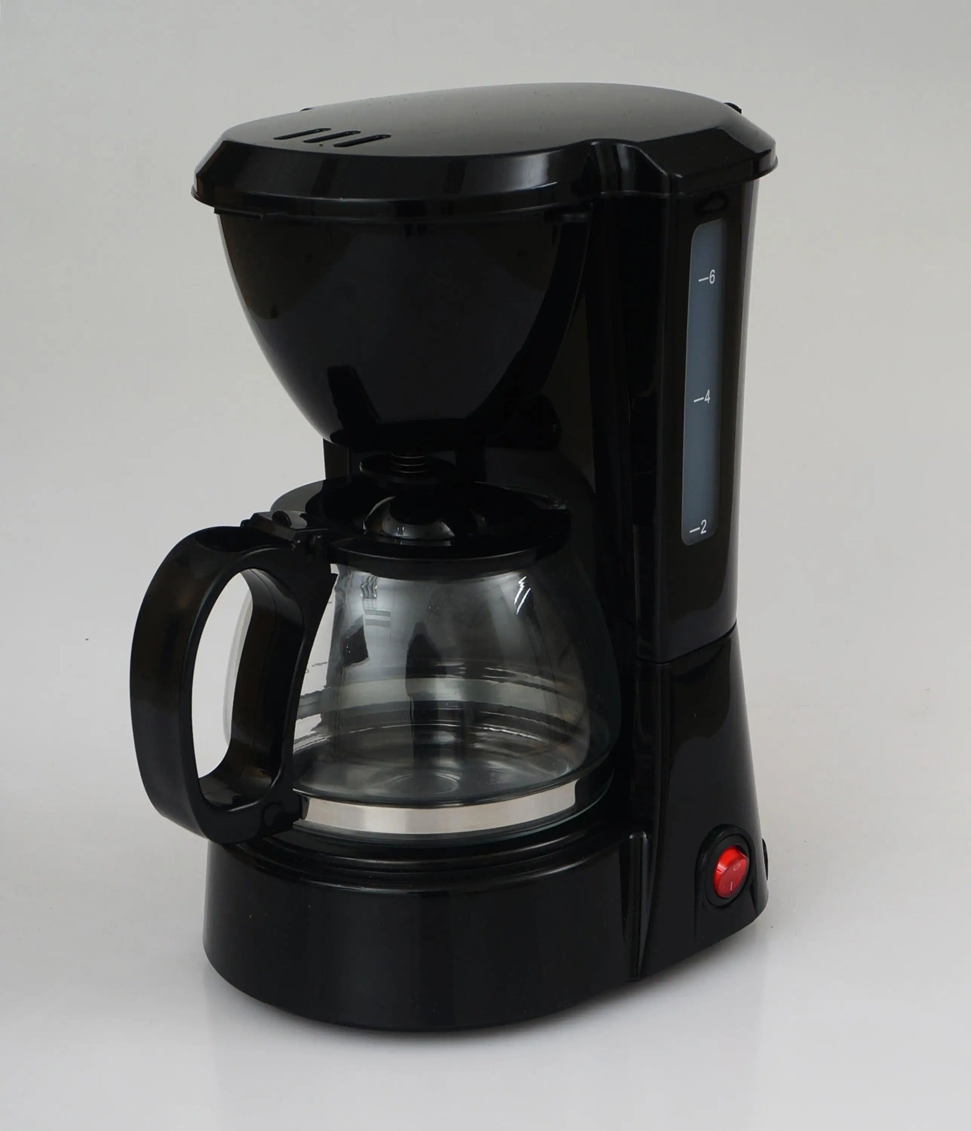 HKM-755347 Compact Drip Coffee Maker for 4-6 Cups with Colourful Design, 650W Automatic Brewing System