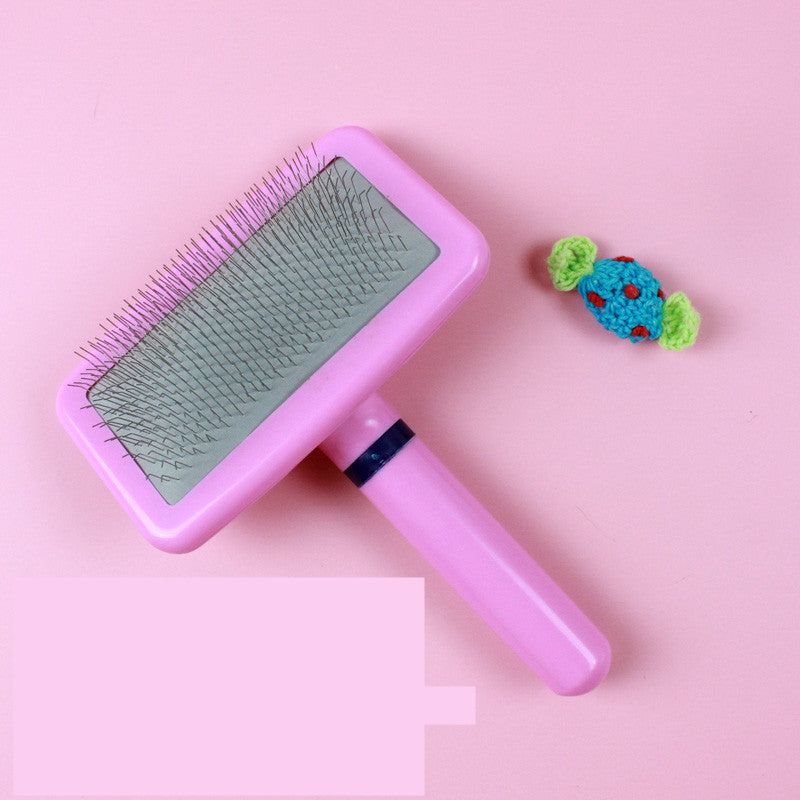 HKM-7554749 Fluffy Knot Pet Grooming Comb for Dogs - Available in Large and Small Sizes