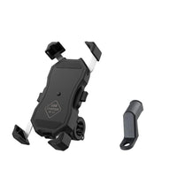 HKM-755475 Motorcycle Mobile Phone Navigation Bracket with Wireless Charging Capability for 3.5-6.5 Inch Devices
